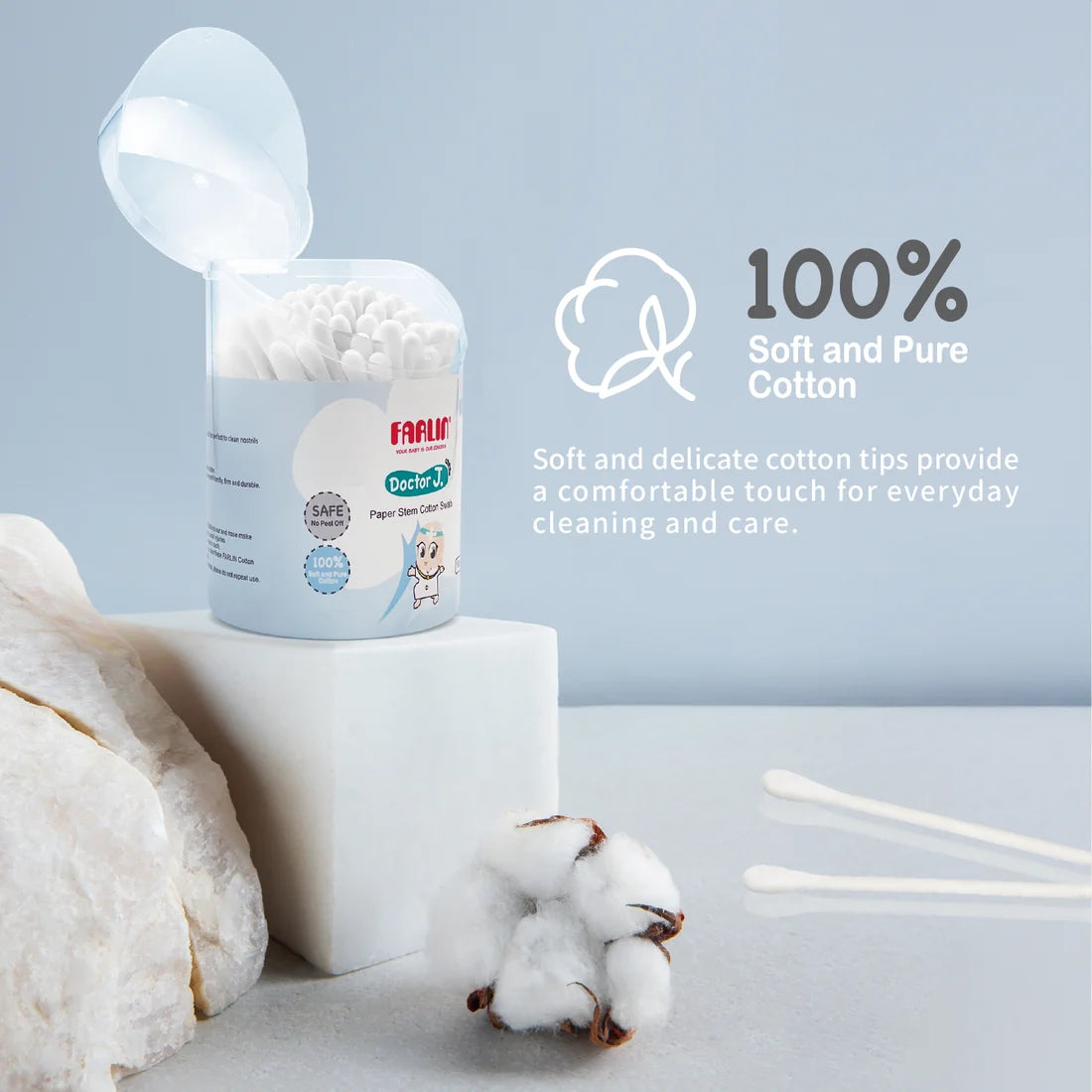 Farlin Paper Stem Cotton Swab